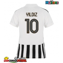 Camisa de Futebol Juventus Kenan Yildiz #10 Equipamento Principal Mulheres 2026-27 Manga Curta